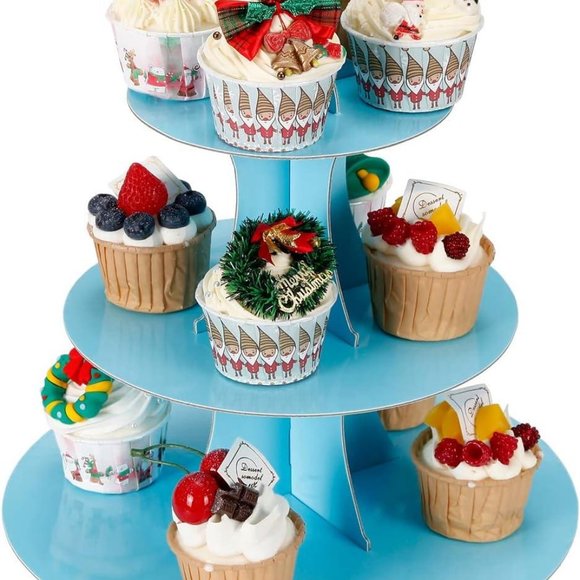 Cupcake Stand, Cake Stand holder, Tiered DIY Cupcake Stand Tower2 Pack(Any Color - Picture 2 of 8
